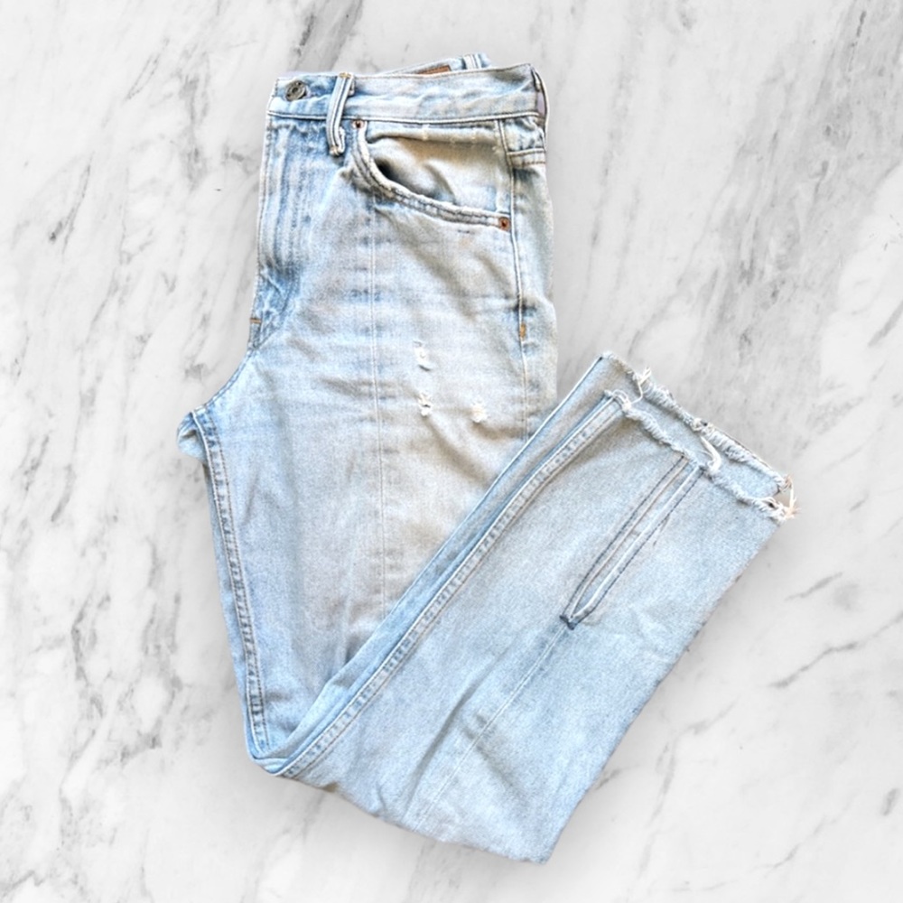 Cheryl Cropped Side Split Jeans Size 25